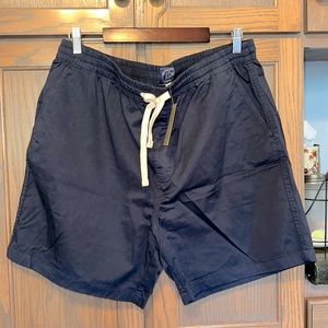 2 pairs J. Crew MENS casual shorts size XL blue (w tags) & Black